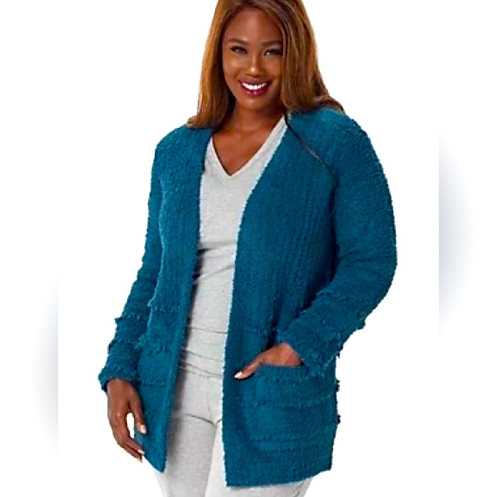 Barefoot Dreams CozyChic Boardwalk Cardigan - Size M